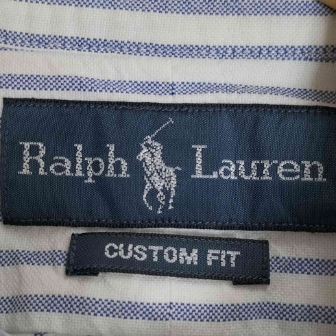 ラルフローレン RALPH LAUREN スモールポニー刺繍 ストライプシャツ メンズ import:L
