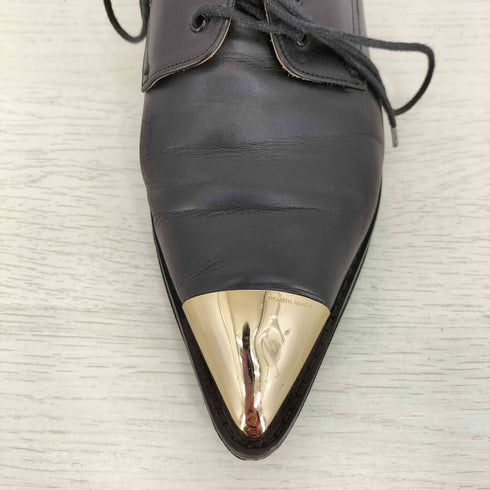 エリザベッタフランキ ELISABETTA FRANCHI レザー レースアップ メタル ドレスシューズ レディース EUR:37