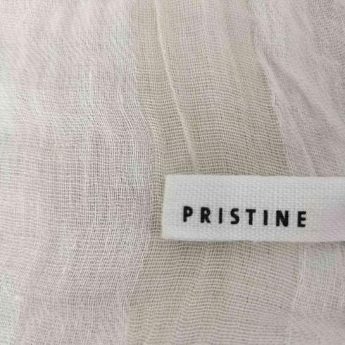 PRISTINE オーガニックコットン ストライプ ストール レディース