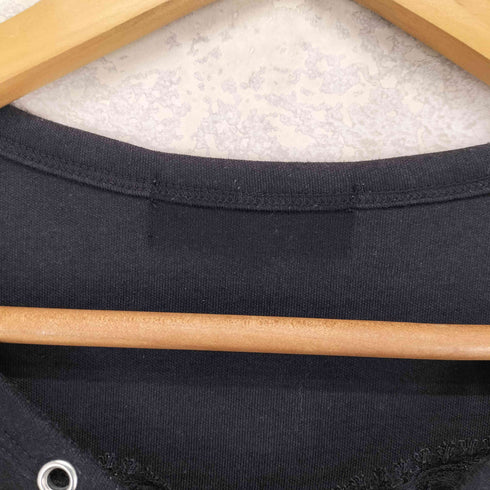 胸元レース カットソー レディース JPN:M