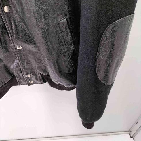 レザー切替 リバーシブルブルゾン メンズ import:L