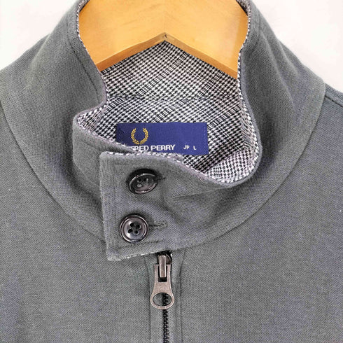 フレッドペリー FRED PERRY ロゴ刺繍 ハリントン ジャケット メンズ import:L