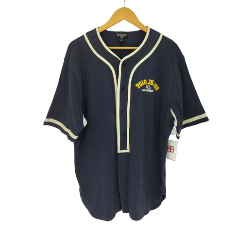 ポロジーンズカンパニーラルフローレン POLO JEANS COMPANY RALPH LAUREN 刺繍ロゴ ベースボールシャツ メンズ import:M