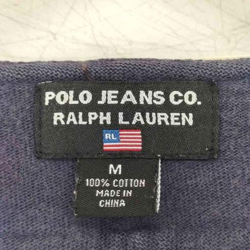 ポロジーンズカンパニーラルフローレン POLO JEANS COMPANY RALPH LAUREN 刺繍ロゴ ベースボールシャツ メンズ import:M