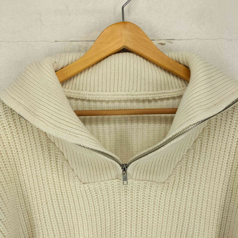 ヘザー Heather ハーフZIPニットPO レディース F
