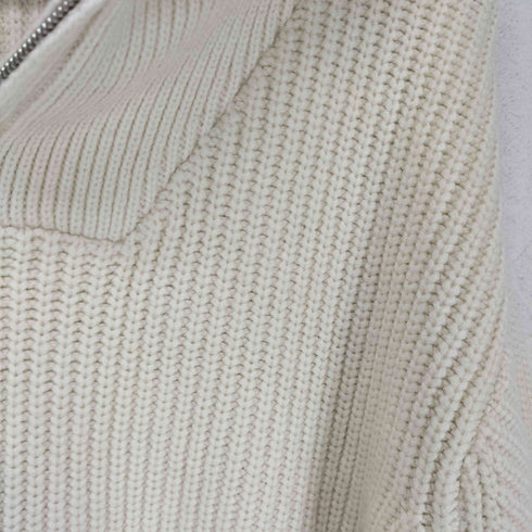 ヘザー Heather ハーフZIPニットPO レディース F