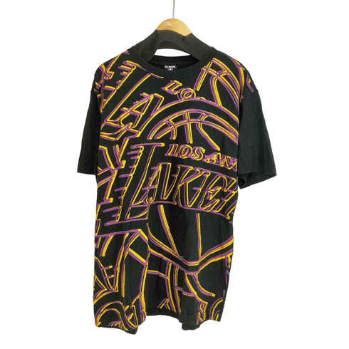 UNK NBA チームエンブレム柄 S/S シャツ メンズ import:XL