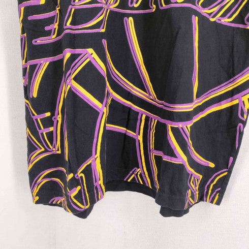 UNK NBA チームエンブレム柄 S/S シャツ メンズ import:XL