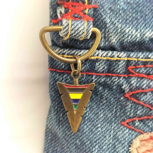 アカデミクス akademiks バックポケット 総柄 ワイド デニム パンツ メンズ 40