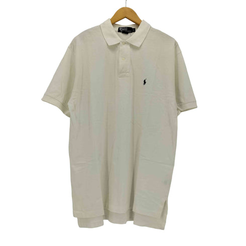 ポロバイラルフローレン Polo by RALPH LAUREN ポニー 刺繍 S/S 鹿の子 ポロシャツ メンズ import:L