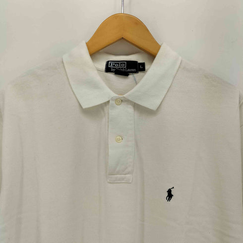 ポロバイラルフローレン Polo by RALPH LAUREN ポニー 刺繍 S/S 鹿の子 ポロシャツ メンズ import:L