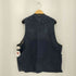 シアーズ Sears 70s SPORTS CENTER 3ポケット バッグナイロン地 デニムベスト メンズ import:XL