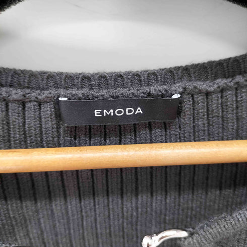 エモダ EMODA チェーンカバーニットワンピース レディース FREE