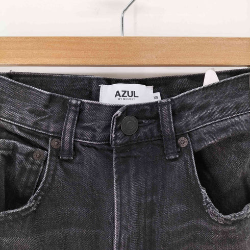 アズールバイマウジー AZUL by moussy 15TH ハイウエストワイドデニム レディース JPN:XS