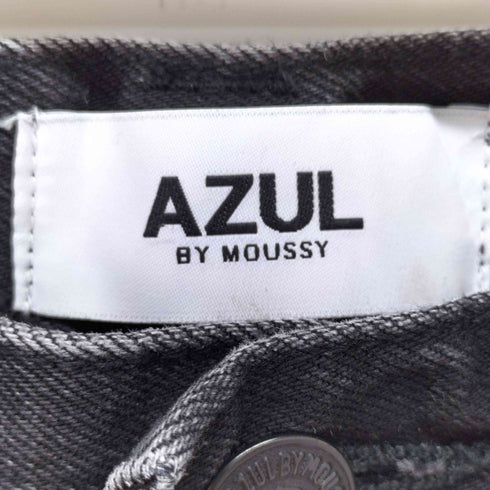 アズールバイマウジー AZUL by moussy 15TH ハイウエストワイドデニム レディース JPN:XS