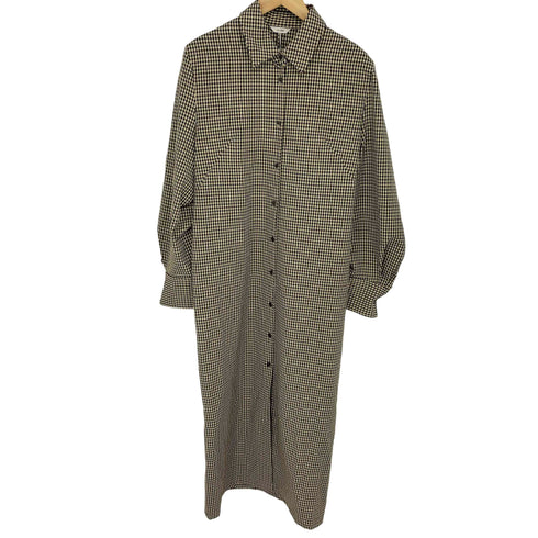 クラネ CLANE POWER SHOULDER CHECK SHIRT ONEPIECE レディース JPN:1