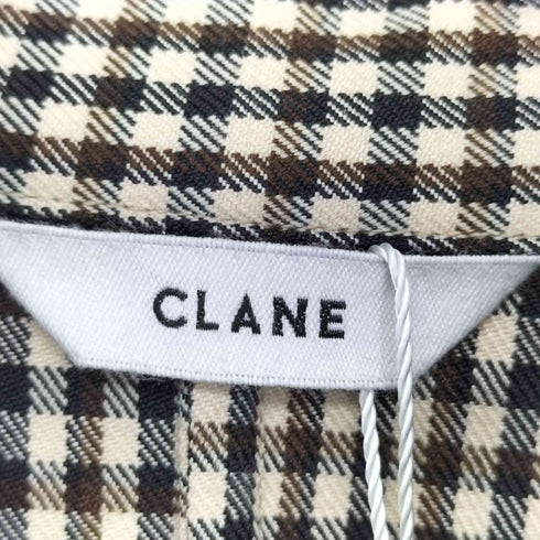 クラネ CLANE POWER SHOULDER CHECK SHIRT ONEPIECE レディース JPN:1