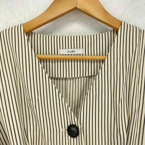 クラネ CLANE STRIPE BIG BUTTON ALL IN ONE レディース 1