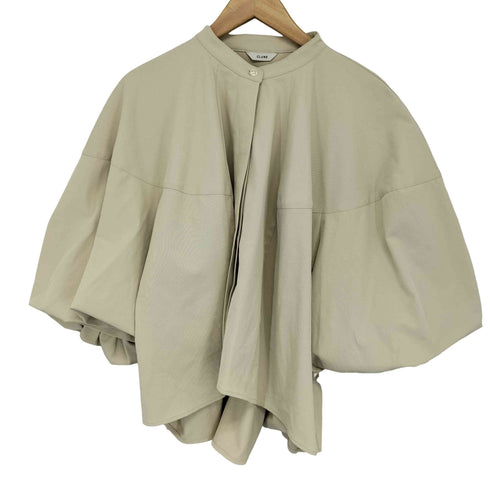 クラネ CLANE VOLUME SELEEVE STAND NECK SHIRT レディース JPN:1
