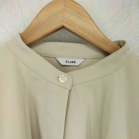 クラネ CLANE VOLUME SELEEVE STAND NECK SHIRT レディース JPN:1