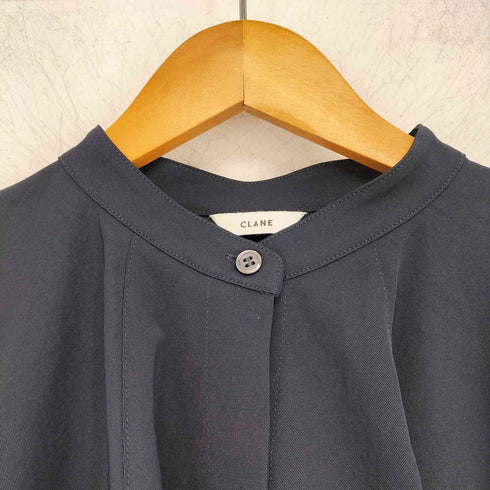 クラネ CLANE VOLUME SELEEVE STAND NECK SHIRT レディース JPN:1