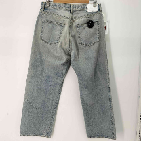 ロンハーマン RON HERMAN DENIM ダメージ加工 ボタンフライ ワイドデニムパンツ メンズ