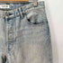 ロンハーマン RON HERMAN DENIM ダメージ加工 ボタンフライ ワイドデニムパンツ メンズ