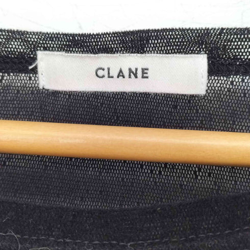 クラネ CLANE TULLE FLOCKY LAYERED TOPS レディース JPN:2