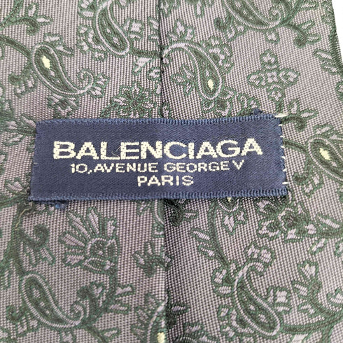 バレンシアガ BALENCIAGA ペイズリー柄 ネクタイ メンズ