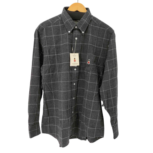 マッキントッシュフィロソフィー MACKINTOSH PHILOSOPHY バッキンガムベア 長袖ボタンダウン シャンブレーネルシャツ メンズ US:40