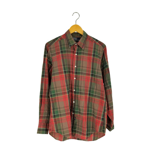 ポロバイラルフローレン Polo by RALPH LAUREN 90S マドラスチェック ポニー無し 襟芯 L/S レギュラーカラーシャツ レディース 15 1/2 -33