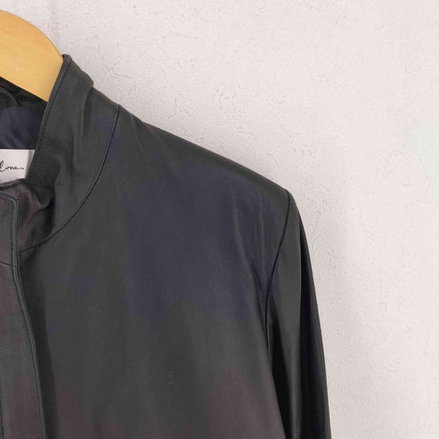 Milone Pig Leather 比翼 レザージャケット レディース M
