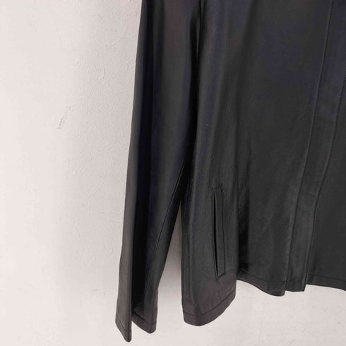 Milone Pig Leather 比翼 レザージャケット レディース M