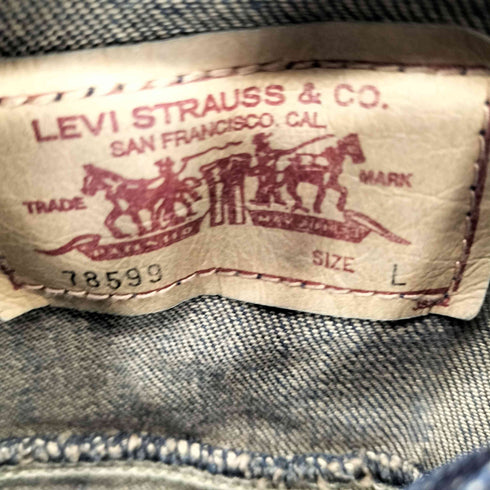 リーバイス Levis 00s 78599 デニムトラッカージャケット レディース L