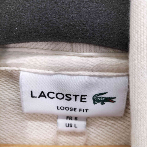 ラコステ LACOSTE シャギーブランドネームロゴスウェットフーディー メンズ JPN:5