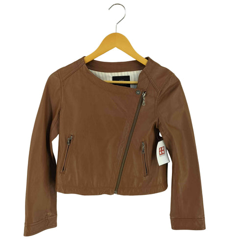 イネド INED Sheep Leather ライダースジャケット レディース 9