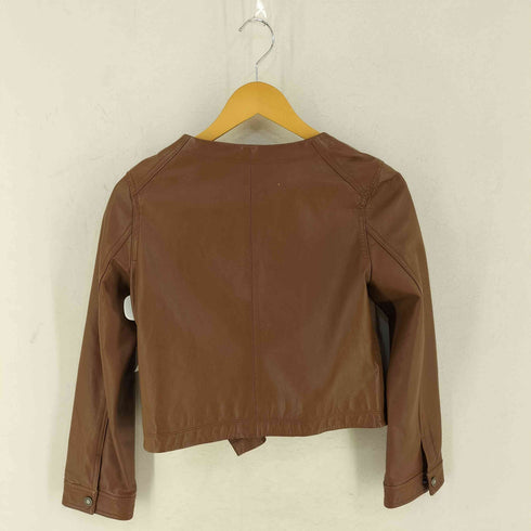 イネド INED Sheep Leather ライダースジャケット レディース 9