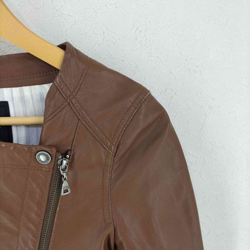 イネド INED Sheep Leather ライダースジャケット レディース 9