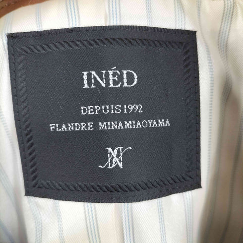 イネド INED Sheep Leather ライダースジャケット レディース 9