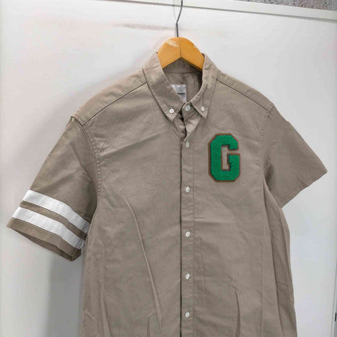 PROPAGANDA 日本製 ワッペン ボタンダウン S/S シャツ メンズ JPN:XL