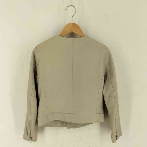 ストロベリーフィールズ STRAWBERRY-FIELDS Sheep Leather ダブルライダースジャケット レディース 2
