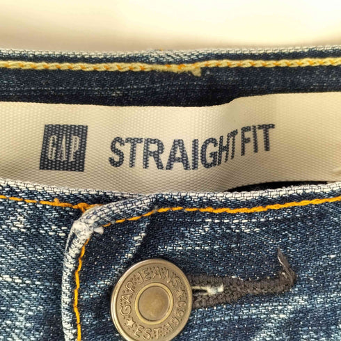 ギャップ Gap 90S~00S OLD STRAIGHT FIT 縦落ち ジップフライ デニムパンツ メンズ 34×30