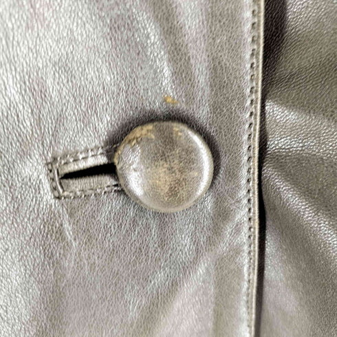 レリアン Leilian Sheep Leather 裏地ペイズリー レザーハーフコート レディース 9