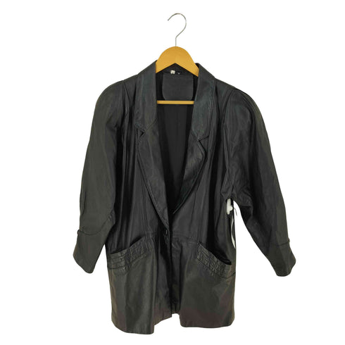 Genuine Leather 1B レザージャケット レディース M