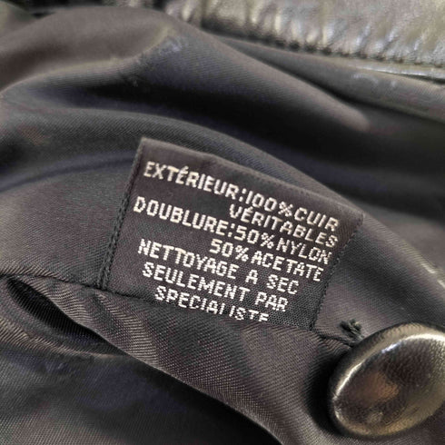 Genuine Leather 1B レザージャケット レディース M