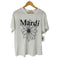 マルディメクルディ Mardi Mercredi プリントデザイン クルーネック Tシャツ レディース ONE SIZE