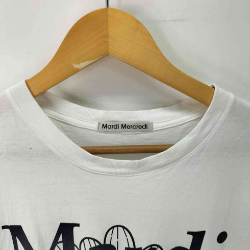 マルディメクルディ Mardi Mercredi プリントデザイン クルーネック Tシャツ レディース ONE SIZE