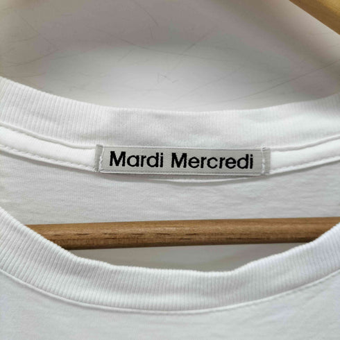 マルディメクルディ Mardi Mercredi プリントデザイン クルーネック Tシャツ レディース ONE SIZE
