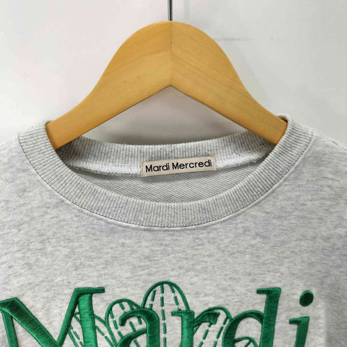 マルディメクルディ Mardi Mercredi フラワープリント コットン クルーネックスウェット レディース