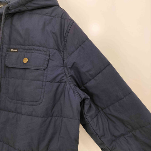 ブリクストン Brixton 比翼ジップ 中綿 フーデッドジャケット メンズ import:L